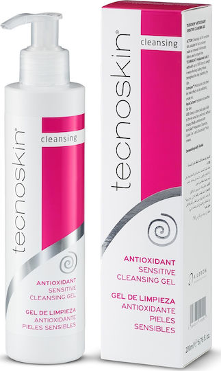Tecnoskin Antioxidant Sensitive Cleansing Гел Почистване Лице 200мл