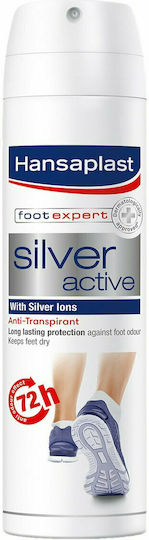 Hansaplast Foot Expert Silver Active Deodorant 48h in Spray 150ml