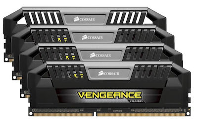 Corsair 32GB DDR3 RAM cu 4 module (4x8GB) și Viteză 1600 pentru Desktop
