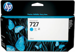 HP 727 Γνήσιο Μελάνι Εκτυπωτή InkJet Κυανό (B3P...