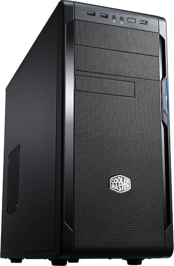 CoolerMaster N300 (USB 3.0 & USB 2.0) Midi Tower Κουτί Υπολογιστή Μαύρο