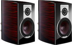 Dali Epicon 2 Pair of Hi-Fi Speakers Bookself 200W 2 No of Drivers W21.4xD36.6xH38.6cm. Cherry