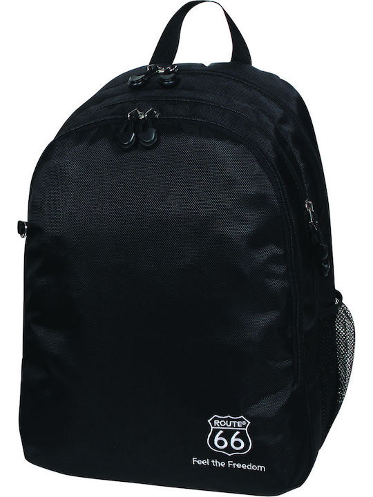 Paxos Schulranzen Rucksack Junior High-High School in Schwarz Farbe