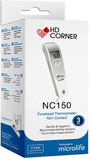 Microlife HD Corner NC150 Υπέρυθρο Θερμόμετρο Μετώπου Κατάλληλο για Μωρά