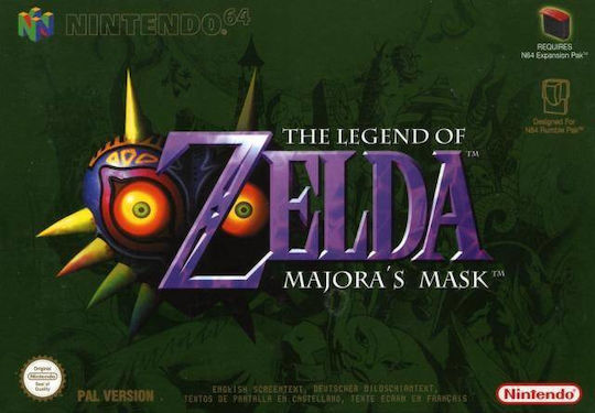 The Legend of Zelda: Majora's Mask Nintendo 64 N64 Game (Used