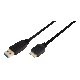 LogiLink Regular USB 3.0 to micro USB Cable Μαύρο 3m (CU0028)