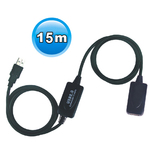 Viewcon USB 2.0 Cable USB-A male - USB-A female 15m (VE717)