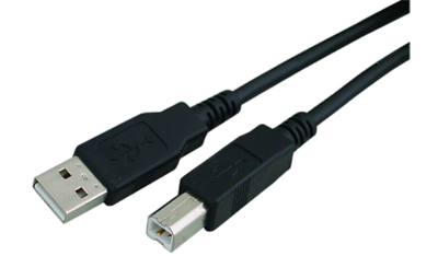 USB 2.0 Kabel USB-A-Stecker - USB-B-Stecker Schwarz 5m