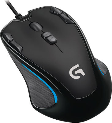 Logitech G300s Gaming Ποντίκι Μαύρο