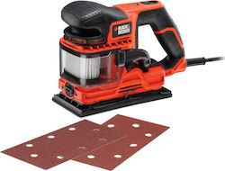 Black & Decker Electric Pulse Sander 270W with Speed Control and with Suction System