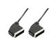 LogiLink Cable Scart male - Scart male 1.5m Black CA1020
