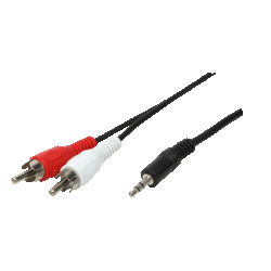 LogiLink 3,5mm Stecker-RCA-Stecker 1,5m CA1042