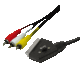 LogiLink Καλώδιο Scart мъжки - Съставен мъжки 2м Черен CA1029