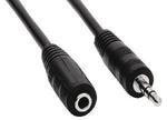 Equip 3.5mm male - 3.5mm female Cable Black 1.5m (147271)