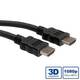 Roline HDMI 1.4 High Speed 1080p 120Hz Cable HDMI male - HDMI male 1m Μαύρο