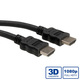 Roline HDMI 1.4 High Speed 1080p 120Hz Cable HDMI male - HDMI male 3m Μαύρο