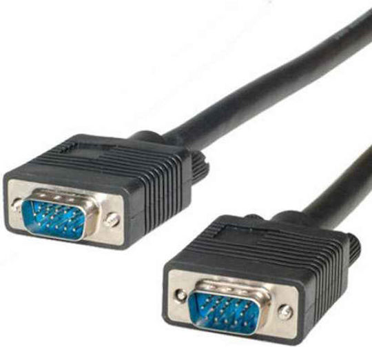 Roline Kabel VGA-Stecker - VGA-Stecker Schwarz 6m (S3604-10)