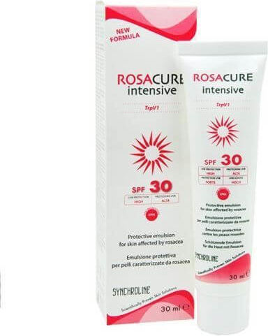 Synchroline Rosacure Intensive Γαλάκτωμα Προσώπου Ημέρας με SPF30 για Ενυδάτωση & Ερυθρότητα με Υαλουρονικό Οξύ 30ml