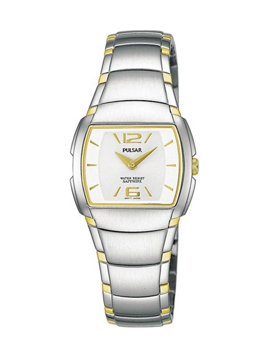Pulsar Damen Uhr mit Silber Metallarmband