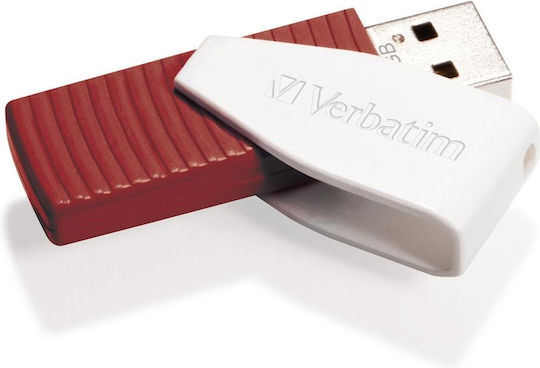 Verbatim Swivel 16GB USB 2.0 Stick Red