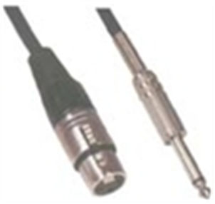 XLR Cable XLR female - 6.3mm male 1.5m (CR-672/1.5M)