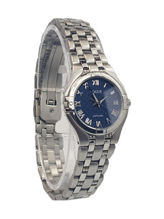 Vogue Watch with Silver Metal Bracelet