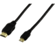 Valueline HDMI 1.4 High Speed 1080p 120Hz Cable HDMI male - mini HDMI male 2.5m Μαύρο