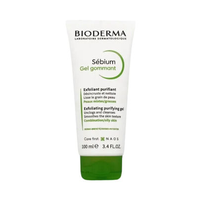 Bioderma Sebium Gommant Αφρίζον Gel Καθαρισμού & Απολέπισης 100ml