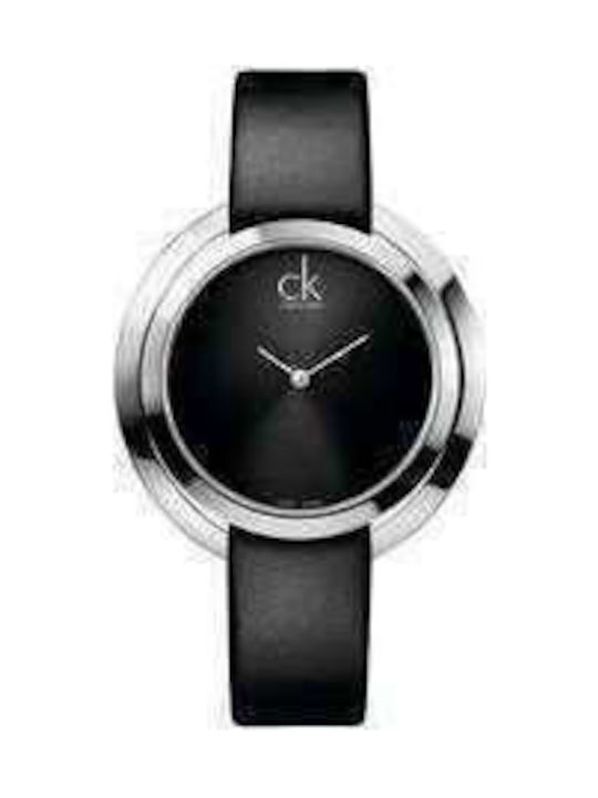 Calvin Klein Watch with Leather Strap Black K3U231C1 Skroutz.cy