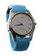 Charles Delon Watch with Blue Rubber Strap 4899135