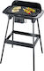 Severin With Legs Electric Grill Aluminium Grill 1600W with Adjustable Thermostat 38cmx22.4cmcm