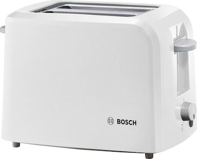 Bosch TAT 3A011 Toaster 2 Slots 980W White