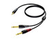 Procab CLA713/3 Cable 2 x 6.3mm male - 3.5mm male 3m (CLA713/3)