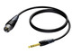 Procab CLA724/3 XLR male to 6.3mm male 3m Cable (CLA724/3)
