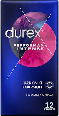 Durex Kondome Performax Intense mit Verzögerung und Rillen 12Stück