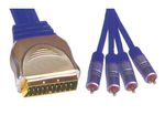 X-treme AV Cable Scart male - 4x RCA male 1.5m (CR-644/1.5M)