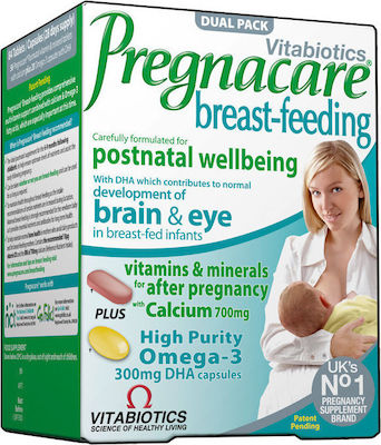 Vitabiotics Pregnacare Breast Feeding Ergänzungsmittel für die Schwangerschaft 84 Registerkarten