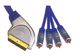 X-treme Cable Scart male - Composite male 1.5m Blue CR-634/1.5M