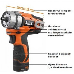 AEG Tools BBS 12C2 Drill Driver Electric