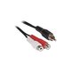 Cablu RCA De Sex Masculin - RCA De Sex Feminin 0.25m