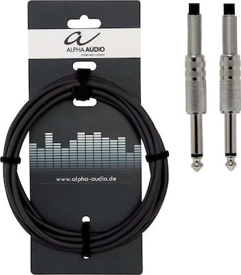 Alpha Audio Instrument Cable 6.3mm male - 6.3mm male 3m (190.000)