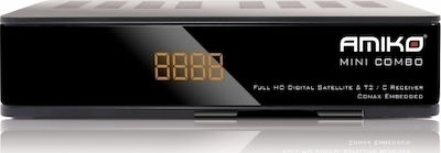 Amiko Satellite Decoder Full HD (1080p) DVB-T2 / DVB-S / DVB-S2 / DVB-C Receiver PVR Functionality