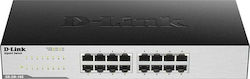 D-Link GO-SW-16G Negestionat L2 Switch cu 16 Porturi Gigabit (1Gbps) Ethernet