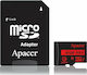 Apacer microSDHC 16GB Clasa 10 U1 UHS-I cu adaptor