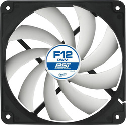 Arctic F12 PWM PST 120mm 4-Pin Case Fan Black/White