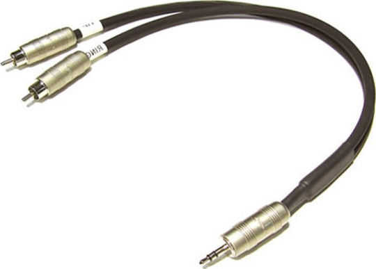 Granite 3,5mm Klinkenkabel - RCA-Stecker Schwarz 3m Y-364PR-3M