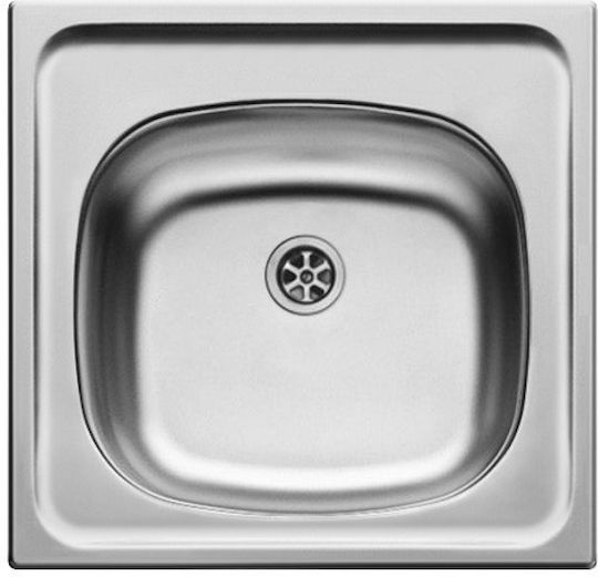 Maidtec Inset 1B Drop-In Inox Μ50xΠ50cm Silver Maidtec Inset 1B Drop-In Inox Μ50xΠ50cm Silver