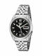 Seiko Мъжки Часовник 38mm Автоматичен със Сребрист Ацетилен Механизъм