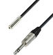 Adam Hall Headphone Cable 6.3mm male - 3.5mm female 3m (K4BYV0300)