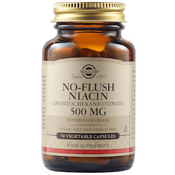 Solgar No-Flush Niacin 500mg 50 φυτικές κάψουλες Solgar No-Flush Niacin 500mg 50 φυτικές κάψουλες